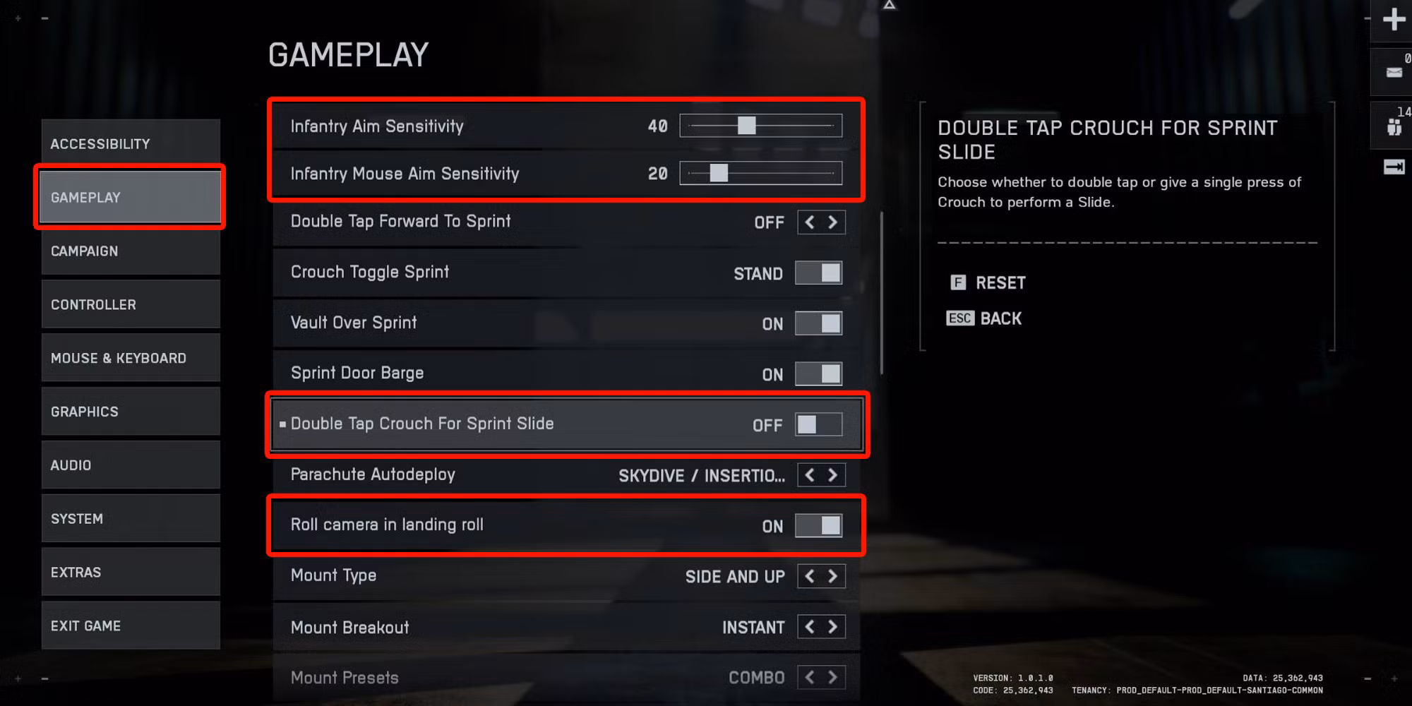 Configuración de juego de Battlefiled 6