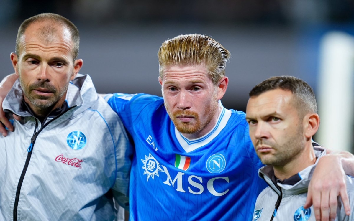 Napoli pierde a Kevin de Bruyne varias semanas por lesión