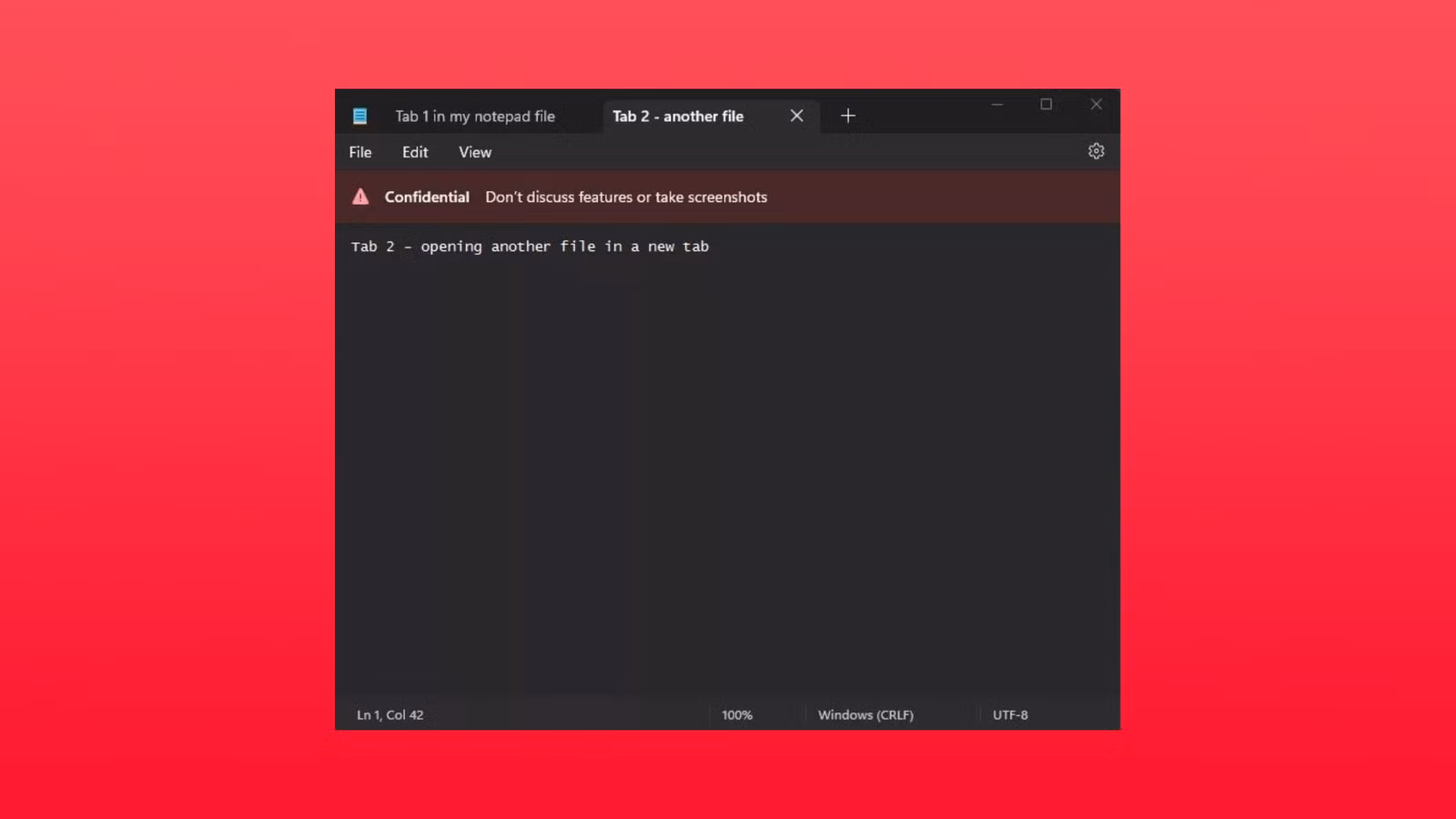 Parece que la aplicación NotePad de Microsoft está recibiendo pestañas en Windows 11