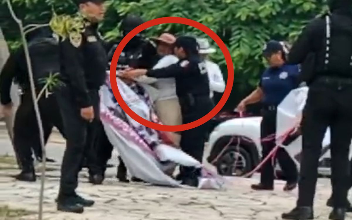 Policías amenazan y agreden a madres buscadoras durante manifestación en Chiapas