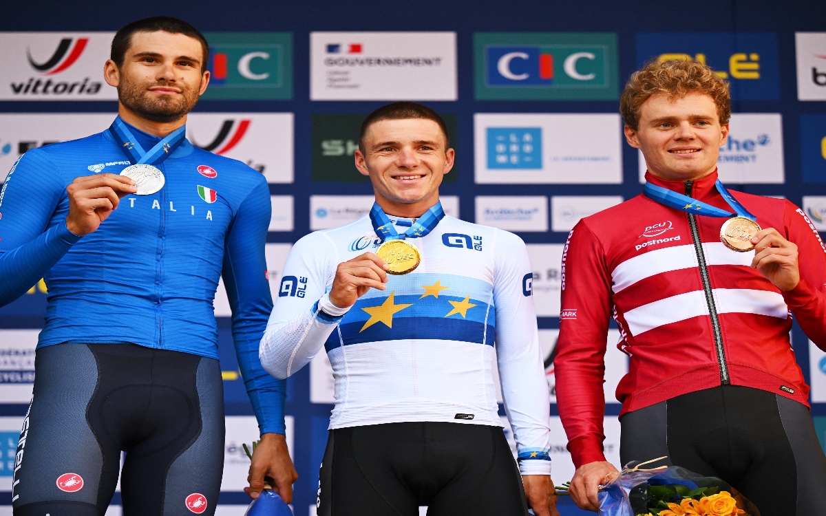 Remco Evenepoel completa la triple corona en contrarreloj | Video