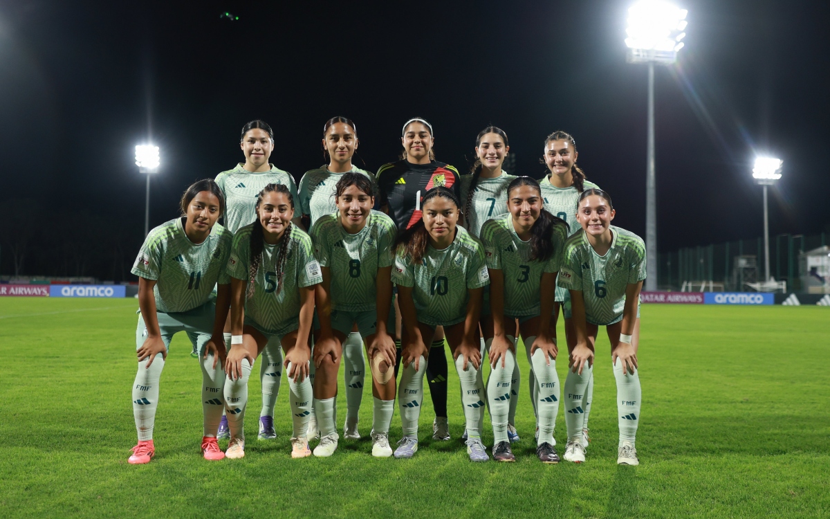 Selección Mexicana Femenil vence con 10 jugadoras a Países Bajos en el Mundial sub-17