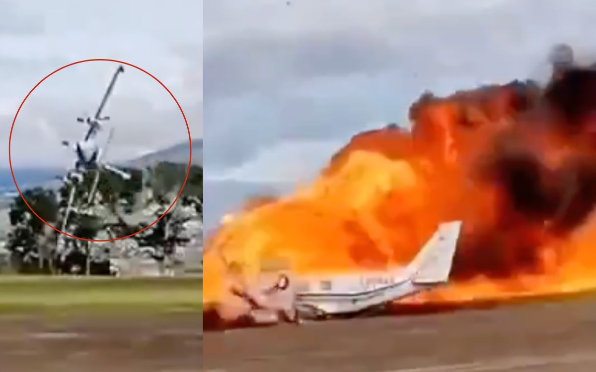 Tragedia aérea: Avioneta deja dos muertos tras despegue fallido