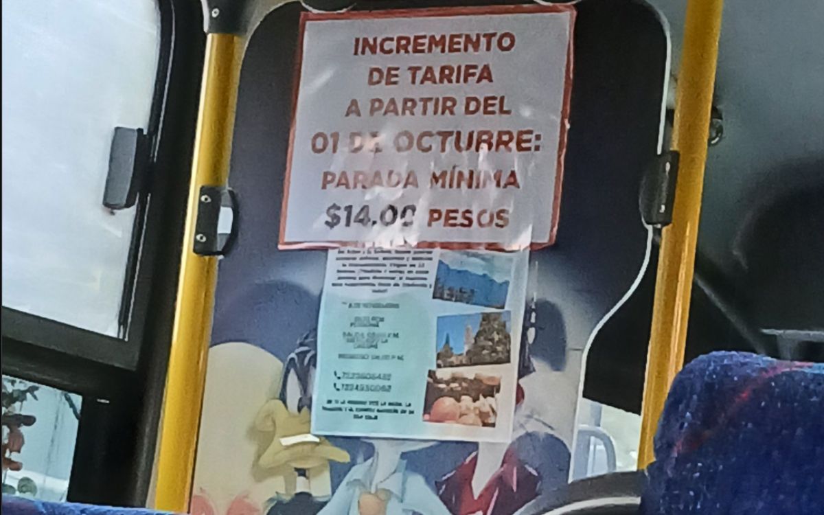 Transportistas de Toluca dan 'tarifazo 'ilegal