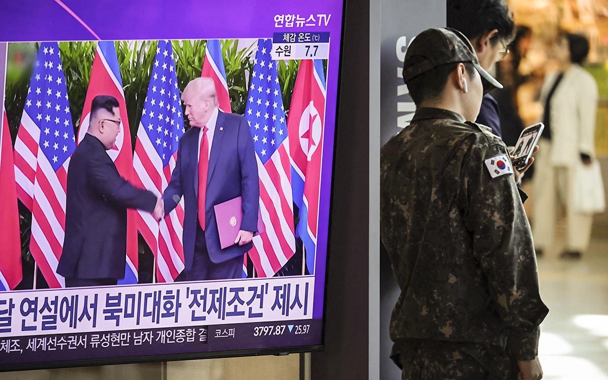 Trump dice que le 'encantaría' reunirse con Kim: 'Estaré en Corea del Sur'