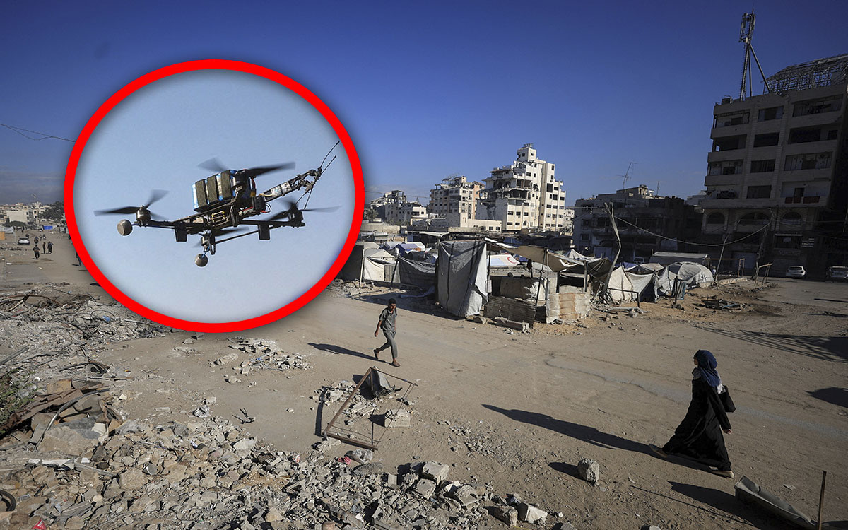 Un dron israelí mata a dos palestinos en Gaza a pesar del alto al fuego