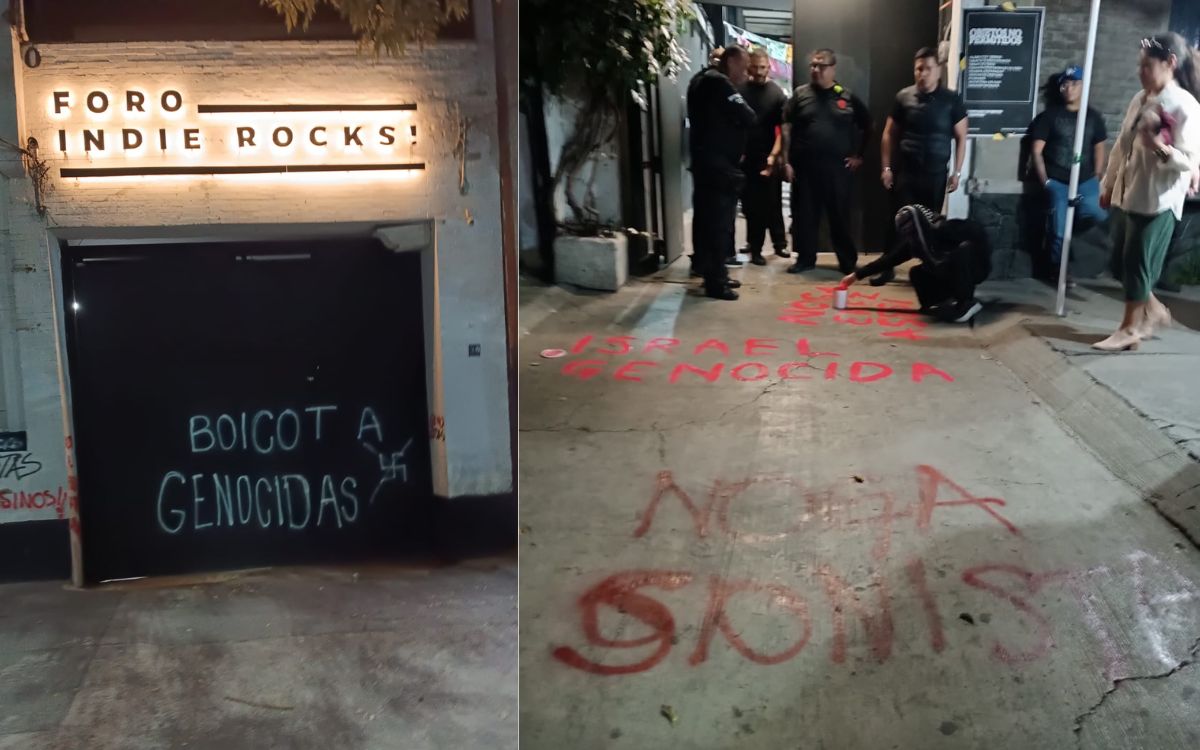 Embajada de Israel condena 'mensajes de odio' durante protesta en Foro Indie Rocks!