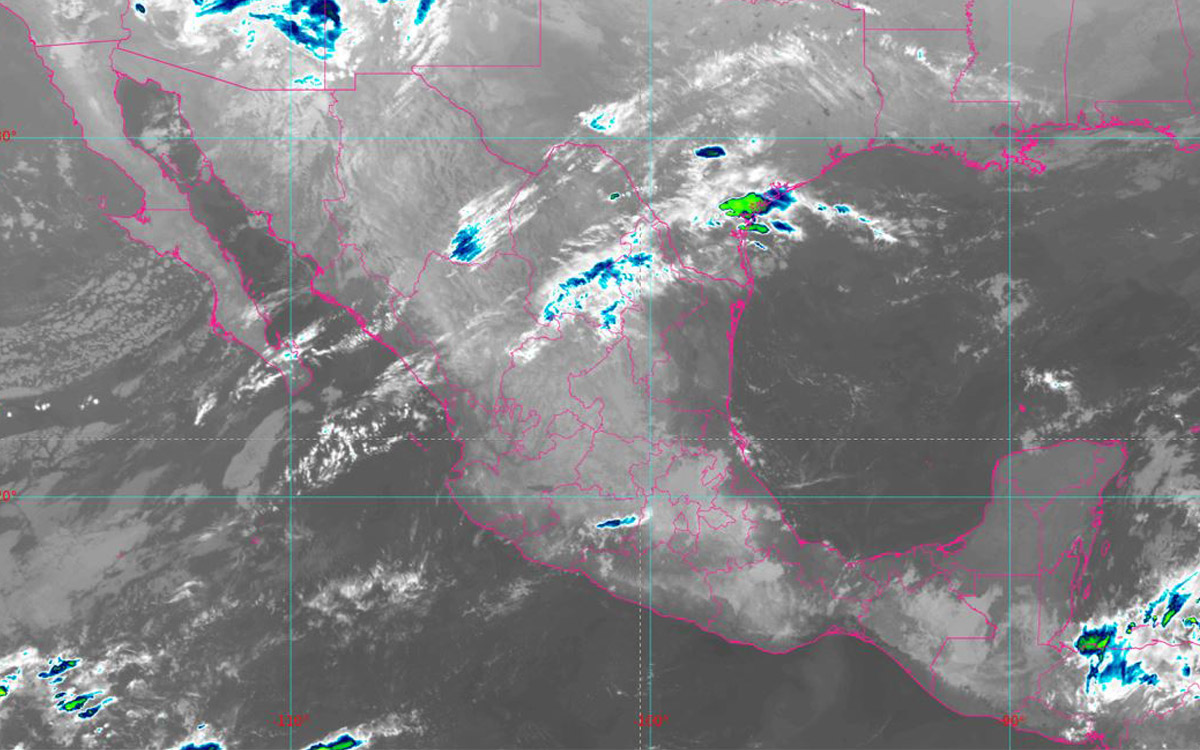 Frente frío 16 y vaguada polar dejan frío intenso y condiciones para torbellinos y nieve en el norte