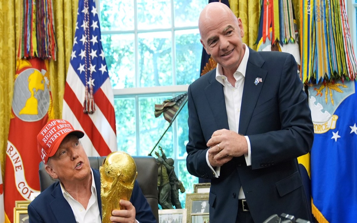 Infantino agradece a Trump su ayuda para organizar el Mundial 2026