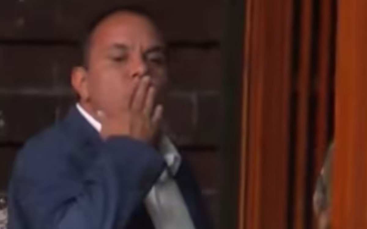 Video | Cuauhtémoc Blanco lanzó beso a diputada; ella denuncia acoso