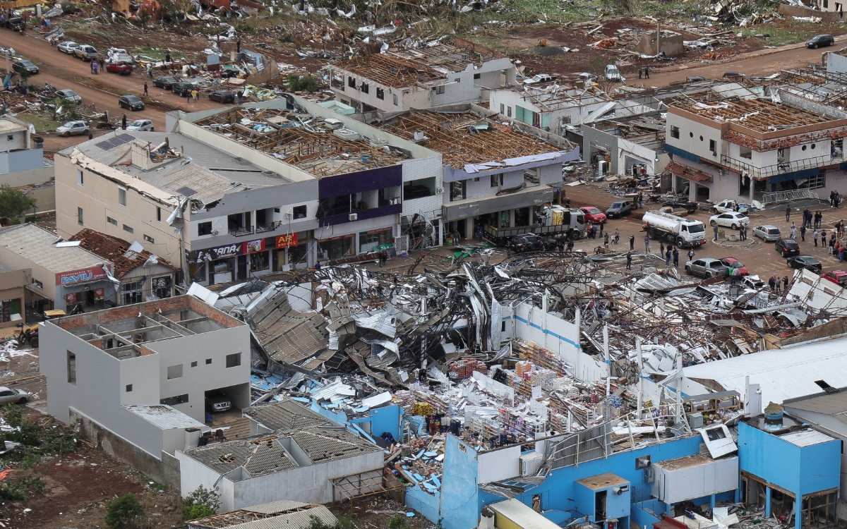 Videos | Tornado arrasa el sur de Brasil deja al menos 6 muertos y más de 750 heridos