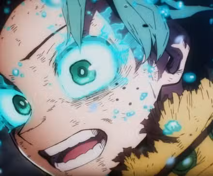 Deku sorprende en el episodio 2 de la temporada 8 de My Hero Academia