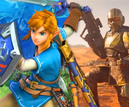 Imagen personalizada de Link Legend of Zelda Helldivers 2