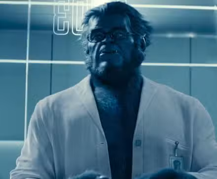 Kelsey Grammer como el héroe de X-men Beast en The Marvels