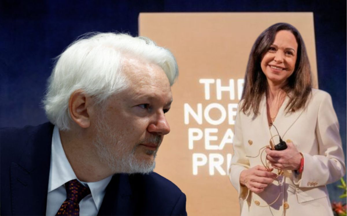 Assange denuncia a Fundación Nobel por facilitar crímenes de guerra con premio a Machado
