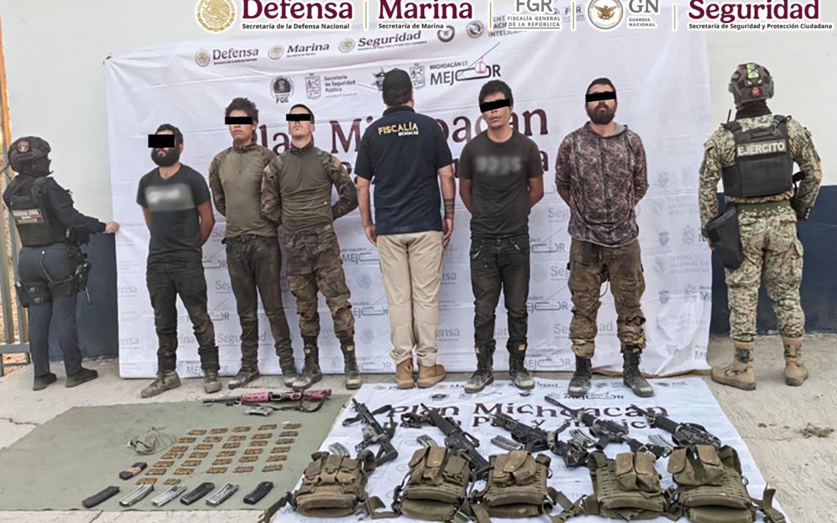 Caen otras 9 personas en operación 'Plan Michoacán'
