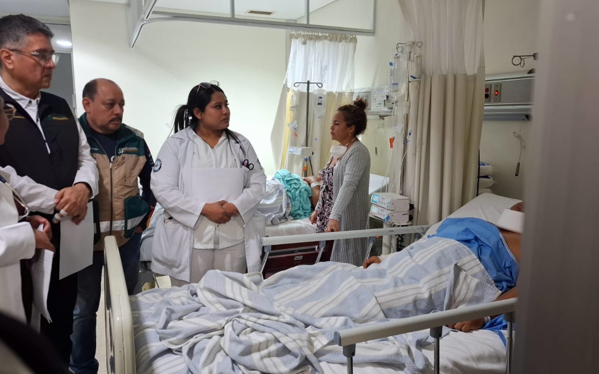 Dan de alta en el IMSS a seis lesionados tras descarrilamiento del Tren Interoceánico