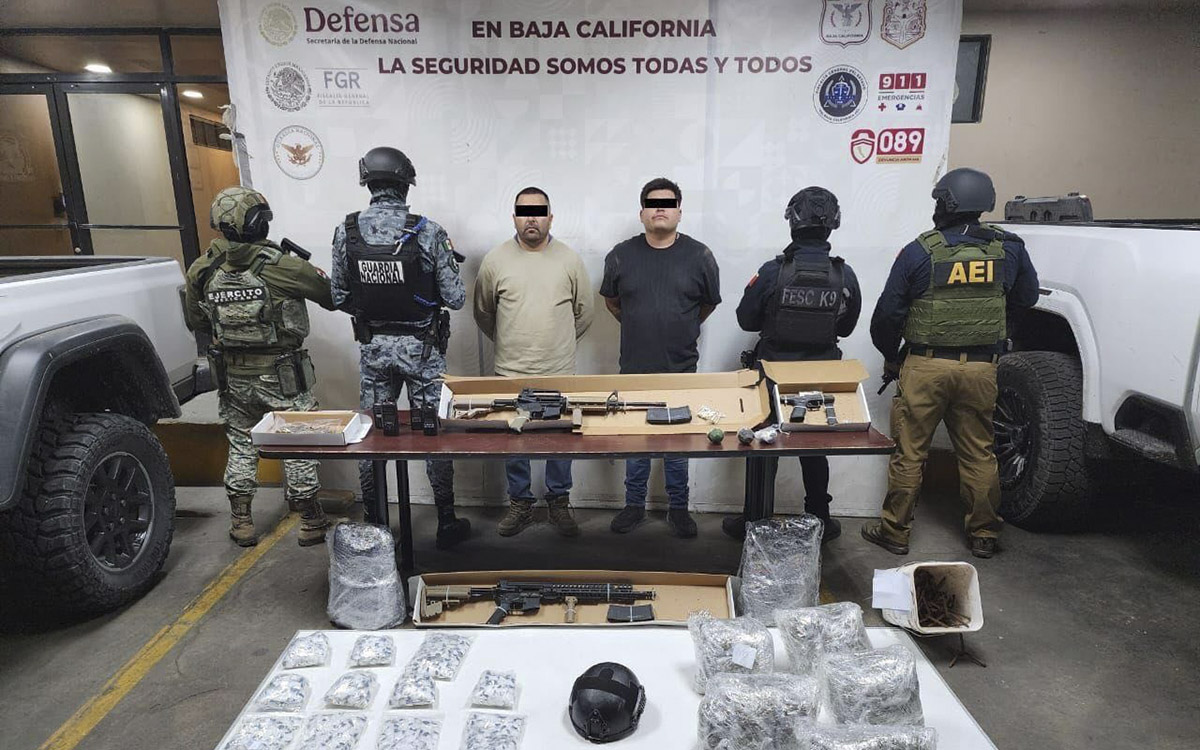 Detienen en Mexicali a 'La Piruja', presunto líder de 'Los Rusos', grupo vinculado a 'La Mayiza'