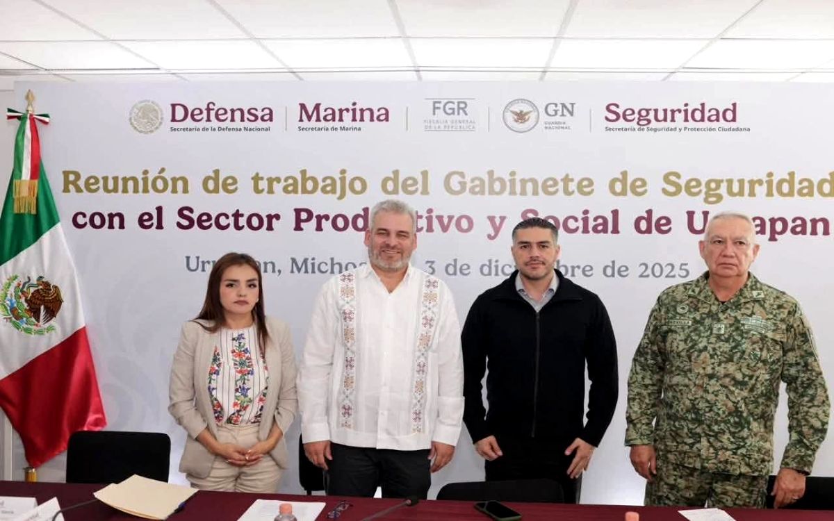 Grecia Quiroz exige justicia tras reunión con Harfuch en Uruapan