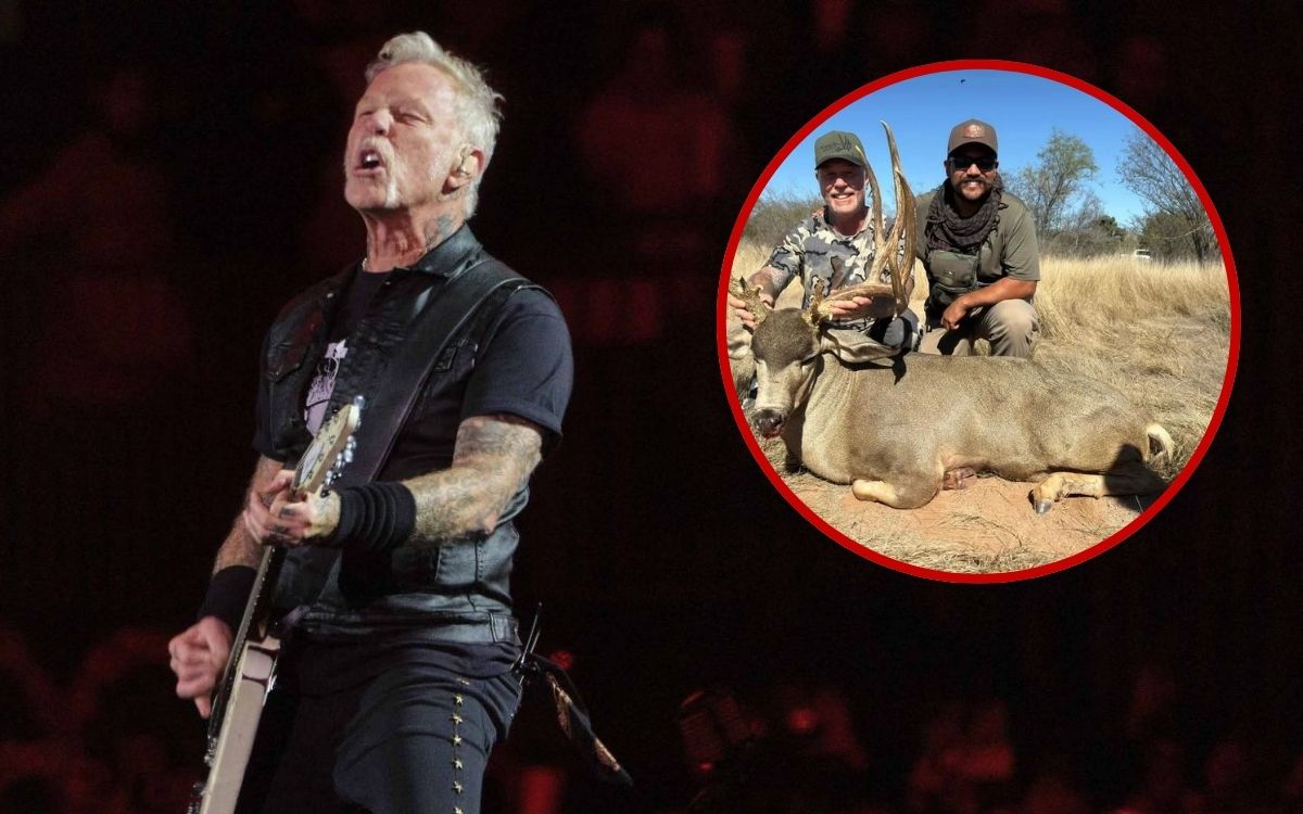 James Hetfield, vocalista de Metallica, viene a México de cacería