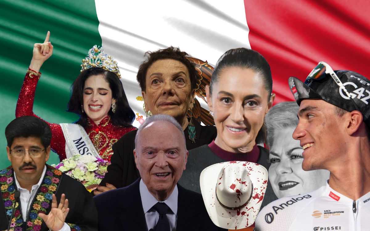 Los diez protagonistas de México en 2025, de Sheinbaum hasta la polémica Fátima Bosch