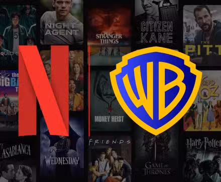 Logotipos de imágenes oficiales del kit de ofertas WBD de Netflix