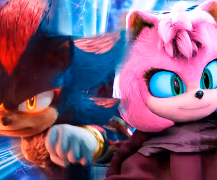 Shadow y Amy de Sonic the Hedgehog 3