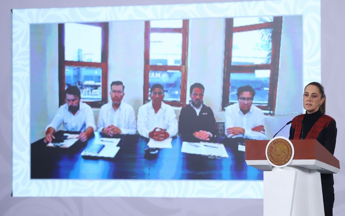 Sheinbaum garantiza 'reparación integral' a víctimas y familiares tras accidente de ferroviario