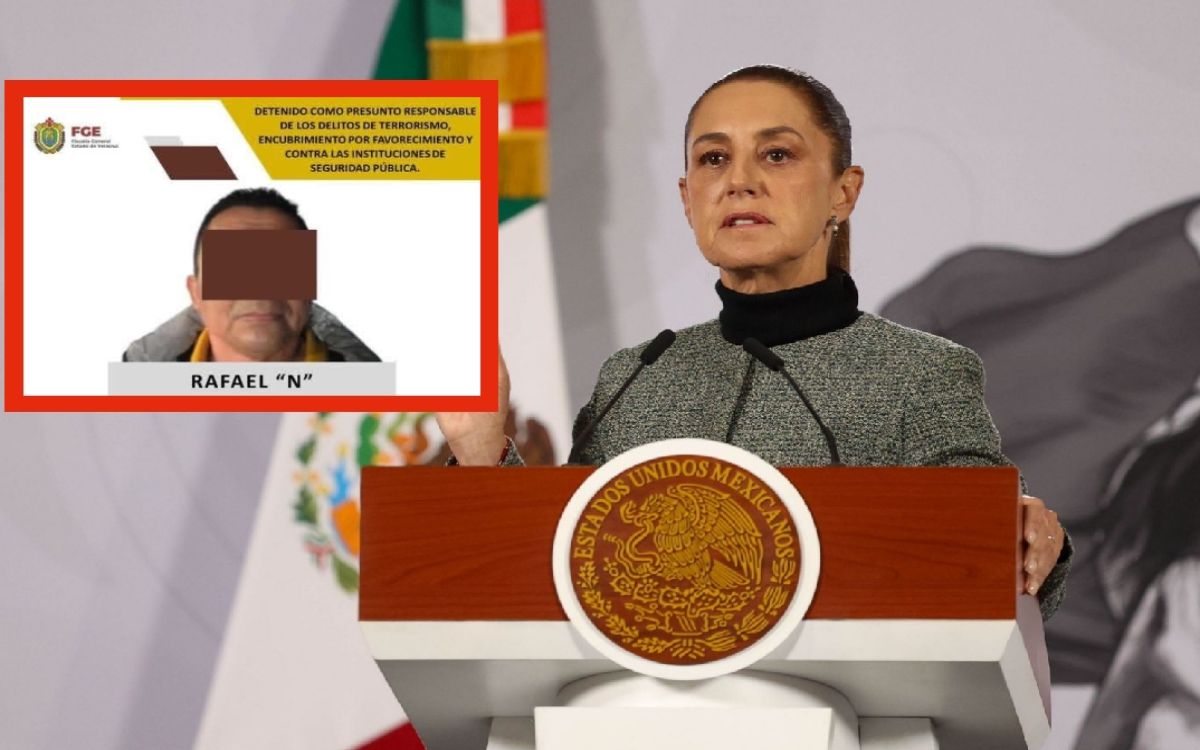 Sheinbaum pide a FGE Veracruz aclarar acusaciones de terrorismo contra periodista