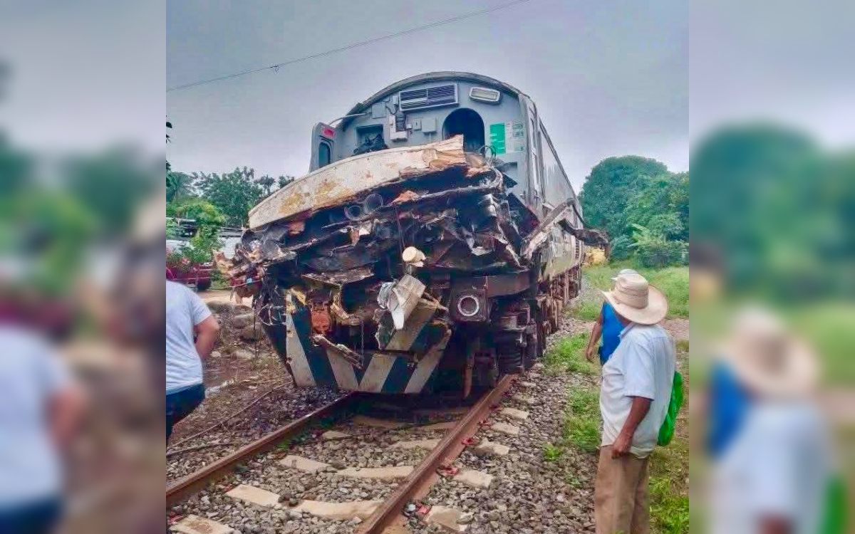 Tren Interoceánico embiste tráiler en Chiapas