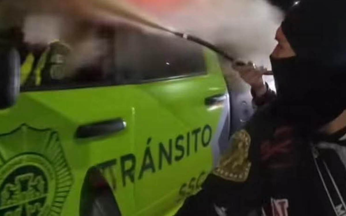 Video | Atacan a policía con extintor en la colonia Morelos