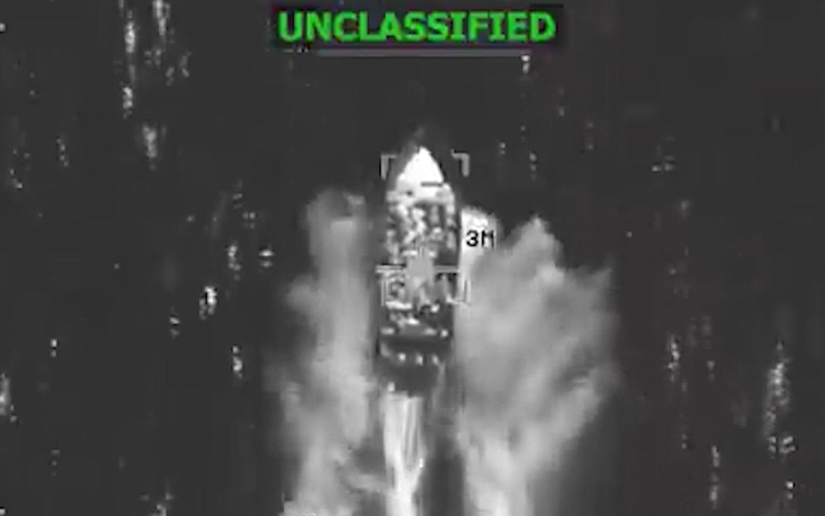 Video | EU mata a cuatro personas en un nuevo ataque contra lancha en el Pacífico