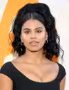 Foto de la cabeza de Zazie Beetz en la proyección especial de DreamWorks Animation de 'The Bad Guys'