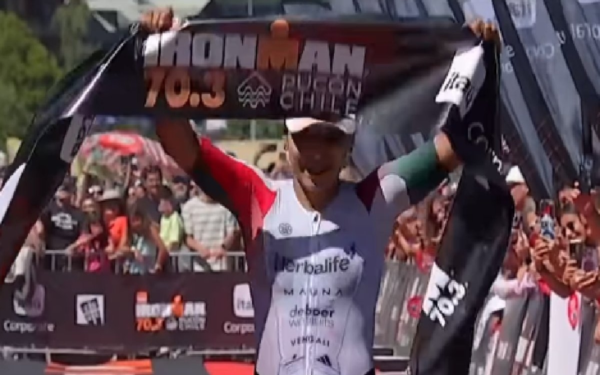 Cecilia Pérez es bicampeona en el Ironman 70.3 de Pucón, Chile | Video