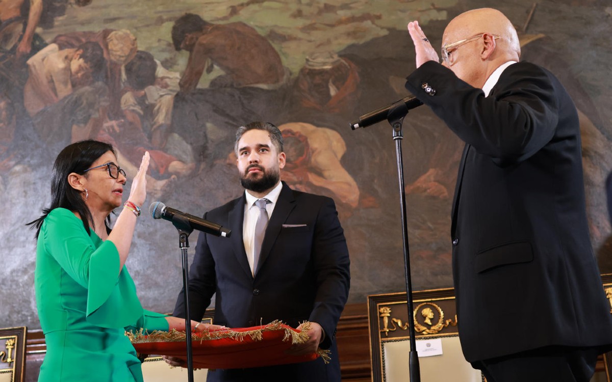 Delcy Rodríguez jura como 'presidenta encargada de Venezuela'