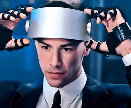 Keanu Reeves en Johnny Mnemónico 