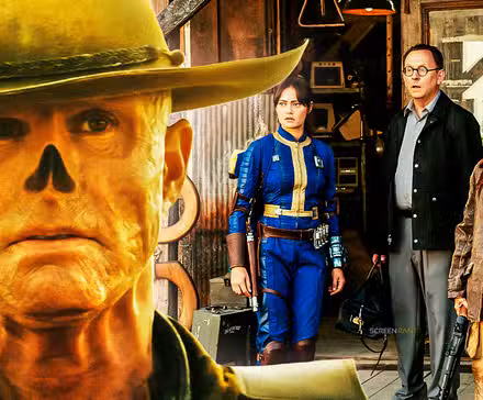 El Ghoul junto a Lucy, la Dra. Siggi Wilzig y Ma June en Fallout