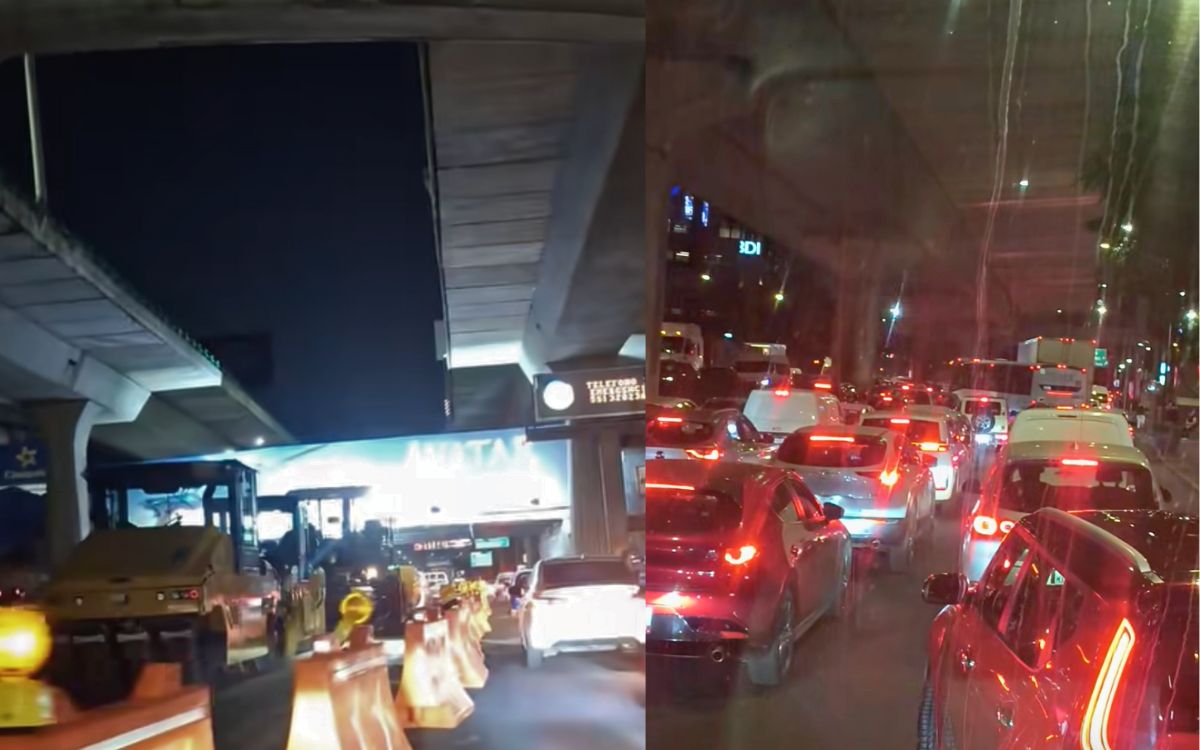 Obras en Periférico Norte provocan tráfico de hasta tres horas; durarán hasta abril