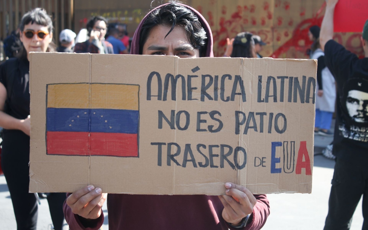 Protestan en CDMX por intervención estadounidense en Venezuela | Galería