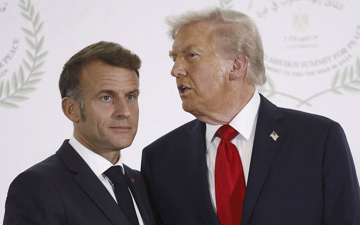 Trump amenaza con aranceles del 200% a vinos franceses si Macron no se suma a junta de Gaza
