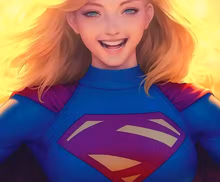 Supergirl con nuevo disfraz, arte cómico de Artgerm