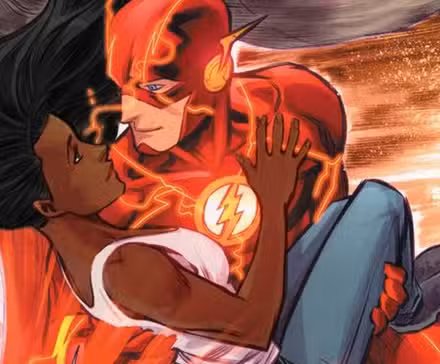 El cómic romántico de Flash Iris