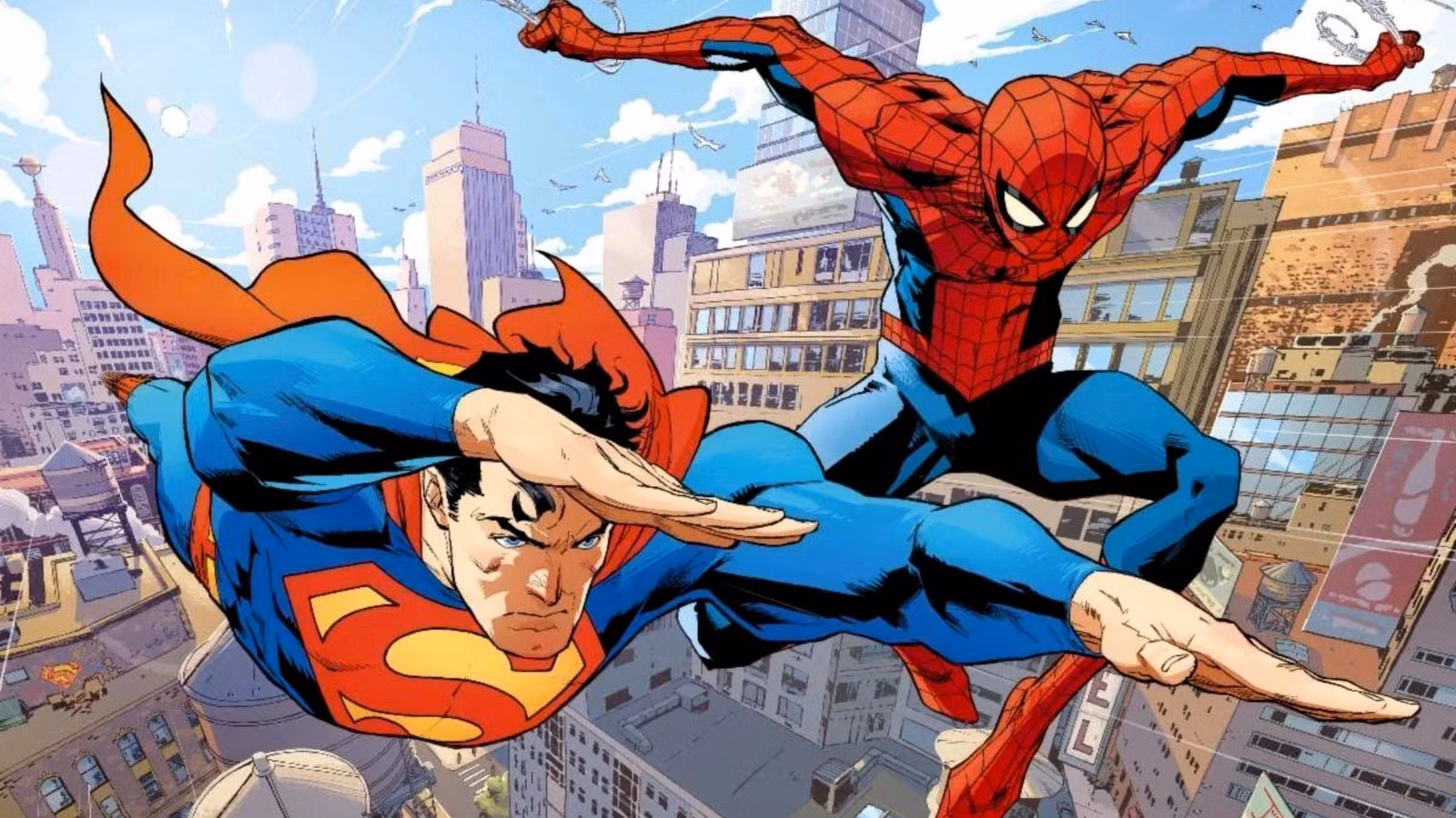 El crossover Superman/Spider-Man de DC y Marvel es eclipsado por los personajes de Batman y X-Men
