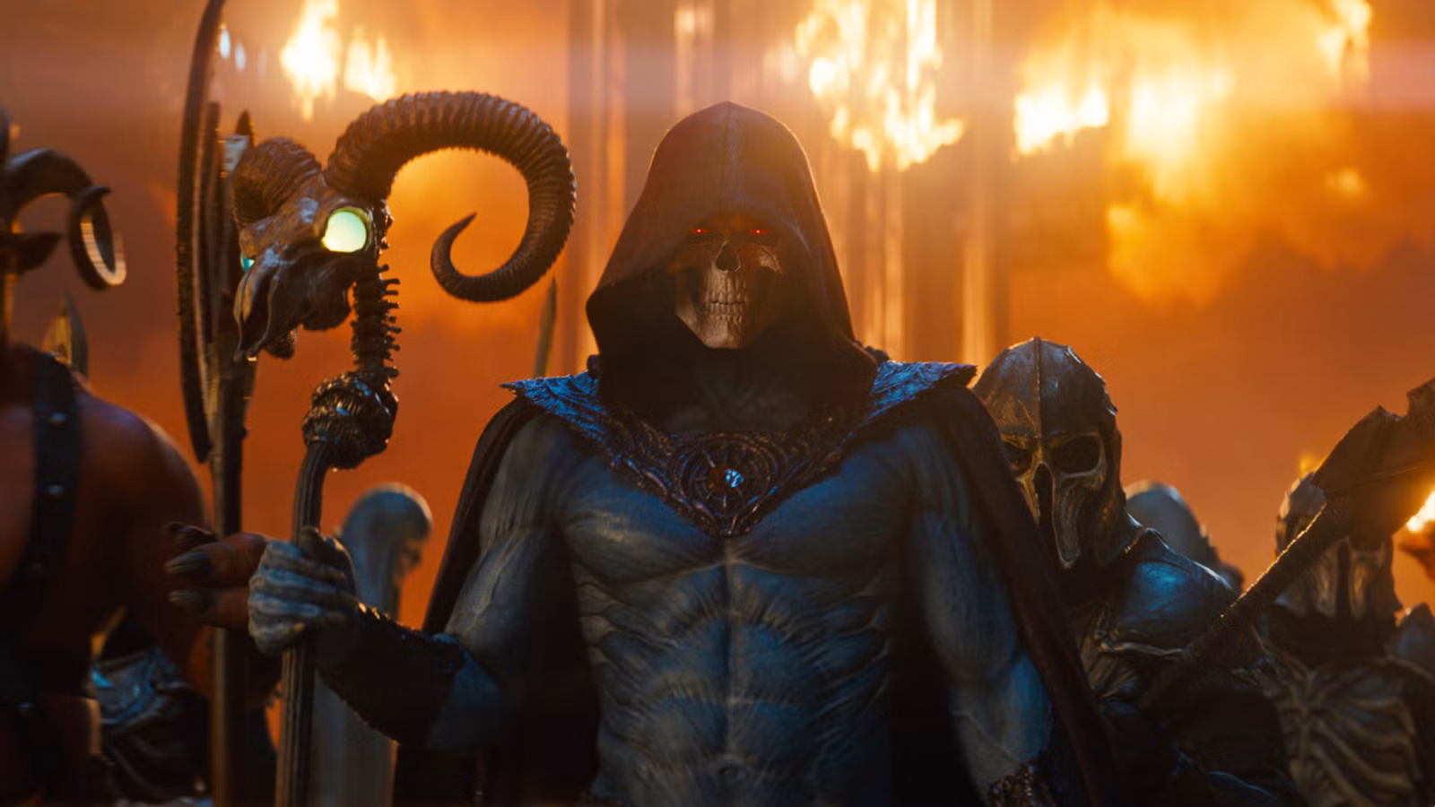 Jared Leto se untó “sangre” en la cara para aterrorizar a los Maestros del Universo elegidos como Skeletor