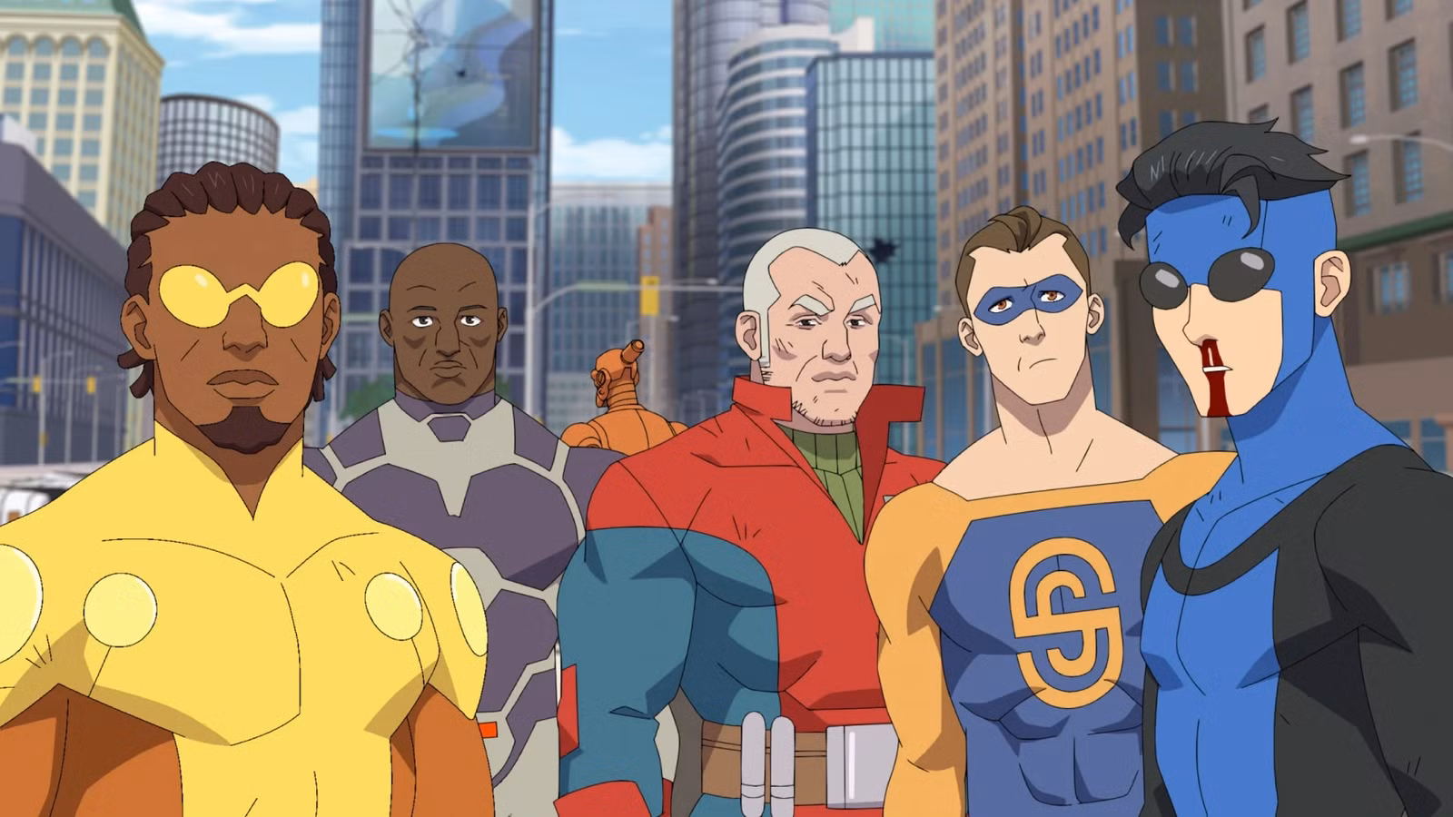 Los 6 miembros de Guardianes del Globo en la temporada 4 de Invincible y sus poderes