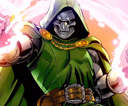 Doctor Doom empuñando poder mágico.