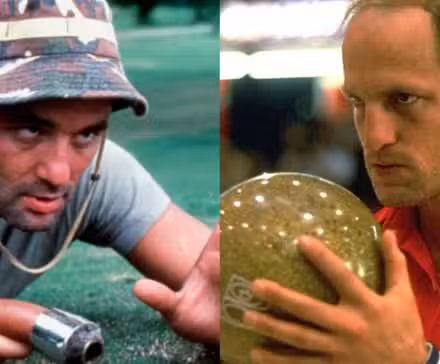 Imagen dividida de Caddyshack y Kingpin