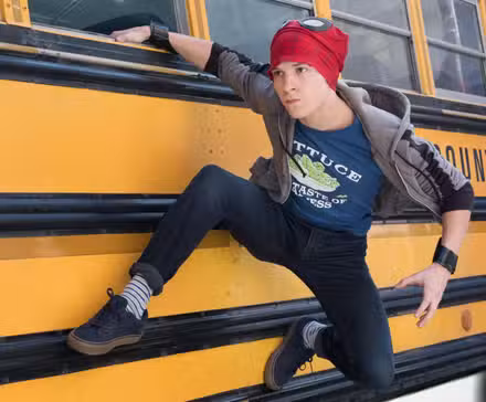 Tom Holland como Peter Parker en Vengadores: Infinity War