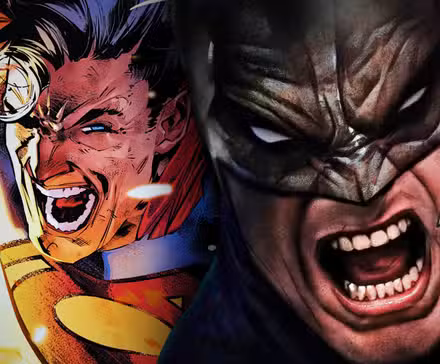 Superman y Batman gritan de rabia en el arte del cómic