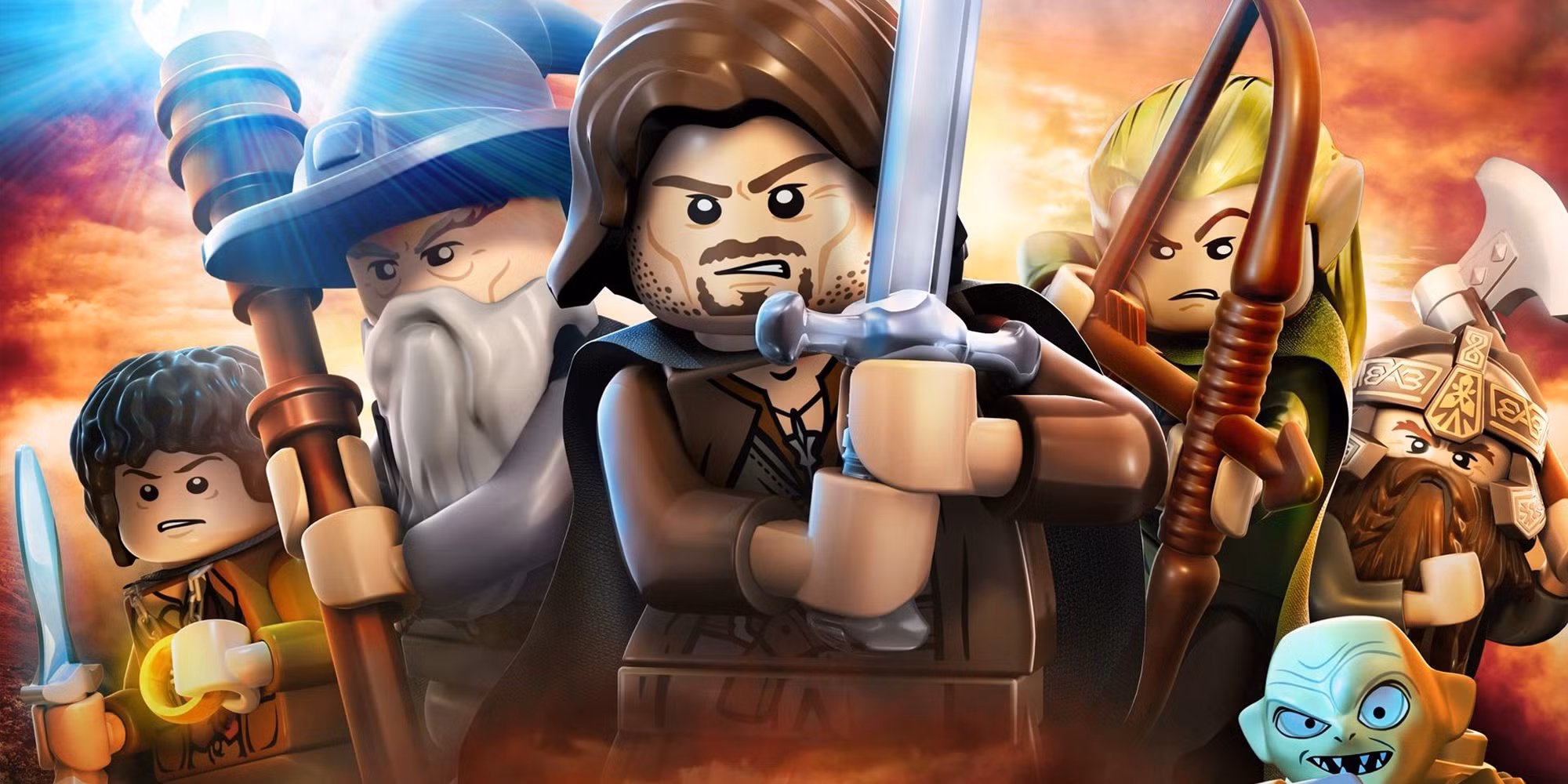 Captura de pantalla promocional de LEGO El Señor de los Anillos